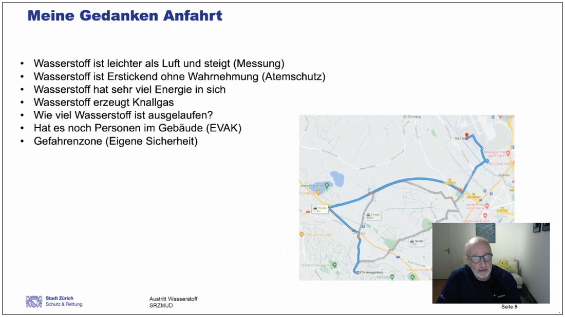 Anfahrtsskizze und Überlegungen zum Wasserstoff-Einsatz