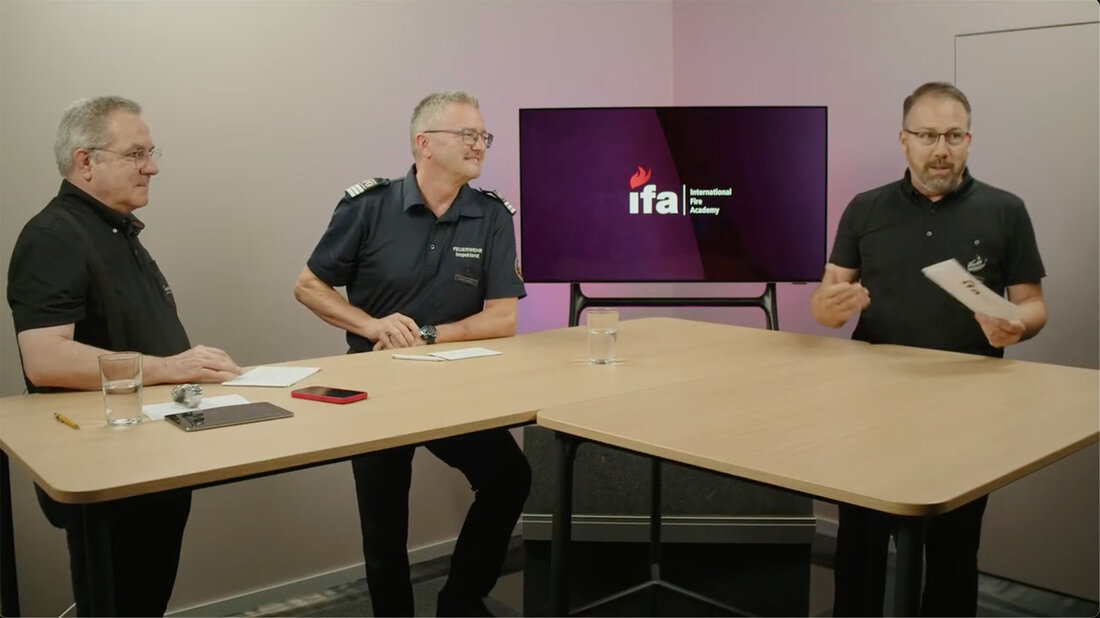 Brauner-Stampfli-Kummer Discussion with Christian Brauner, Werner Stampfli and Urs Kummer at the 14th Online Forum of the International Fire Academy
