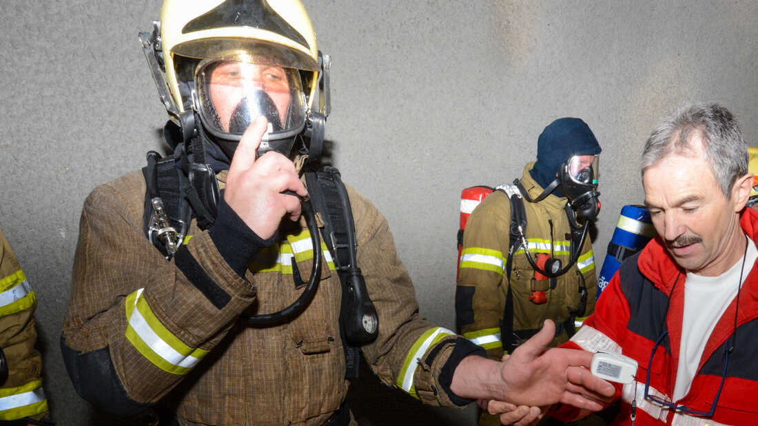 Mesure de charge sous protection de la respiration Contrôle de l’état de santé des intervenants dans le cadre d’un exercice sous protection de la respiration