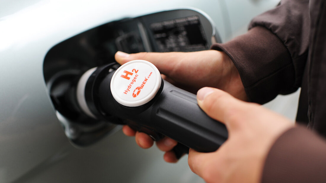 Tanken von Wasserstoff