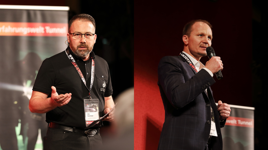 Urs Kummer und Innsbrucks Bürgermeister Johannes Anzengruber