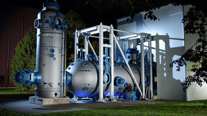 Anlagen des Wasserstoffversuchszentrums am KIT