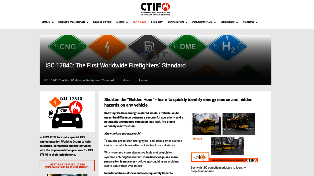 Le site web du CTIF