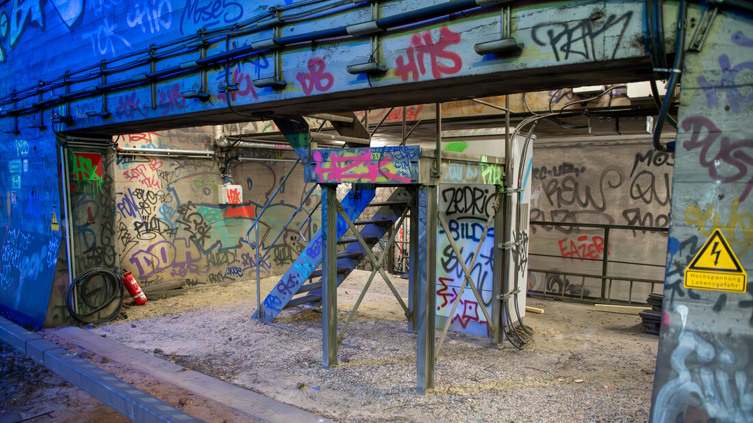 Emergency exit of the Berlin S-Bahn