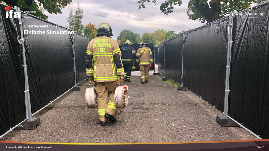 Exemple de suggestions pour la préparation aux interventions dans les tunnels