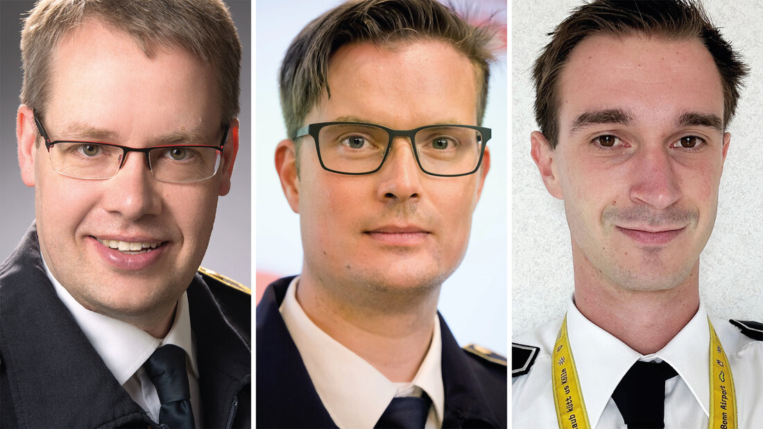 Lars Drewes, Daniel Richmann und Luca Battista Porträtfotos von Lars Drewes, Daniel Richmann und Luca Battista