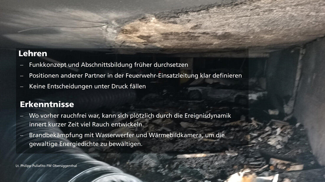 Lehren Nussbaumen Übersicht der Lehren und Erkenntnisse aus dem Einsatz in Nussbaumen